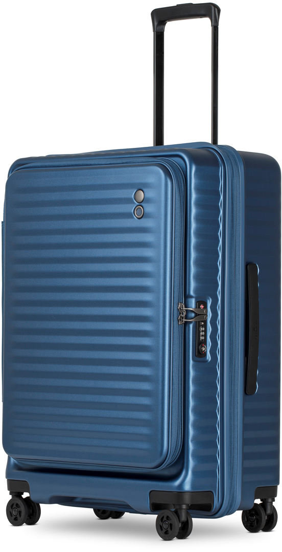 

Чемодан Echolac CELESTRA/Sky Blue на 4 колесах M (72/80л,4,4кг) (46,5x66,5x28см) EcPC183-402-43