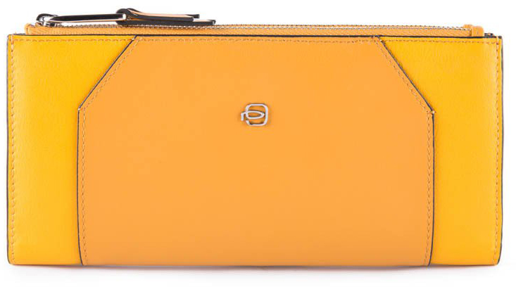 

Портмоне Piquadro MUSE/Yellow верт. с двома отдел. на молнии с RFID защитой (21,5x10,5x3) PD4861MUSR_G