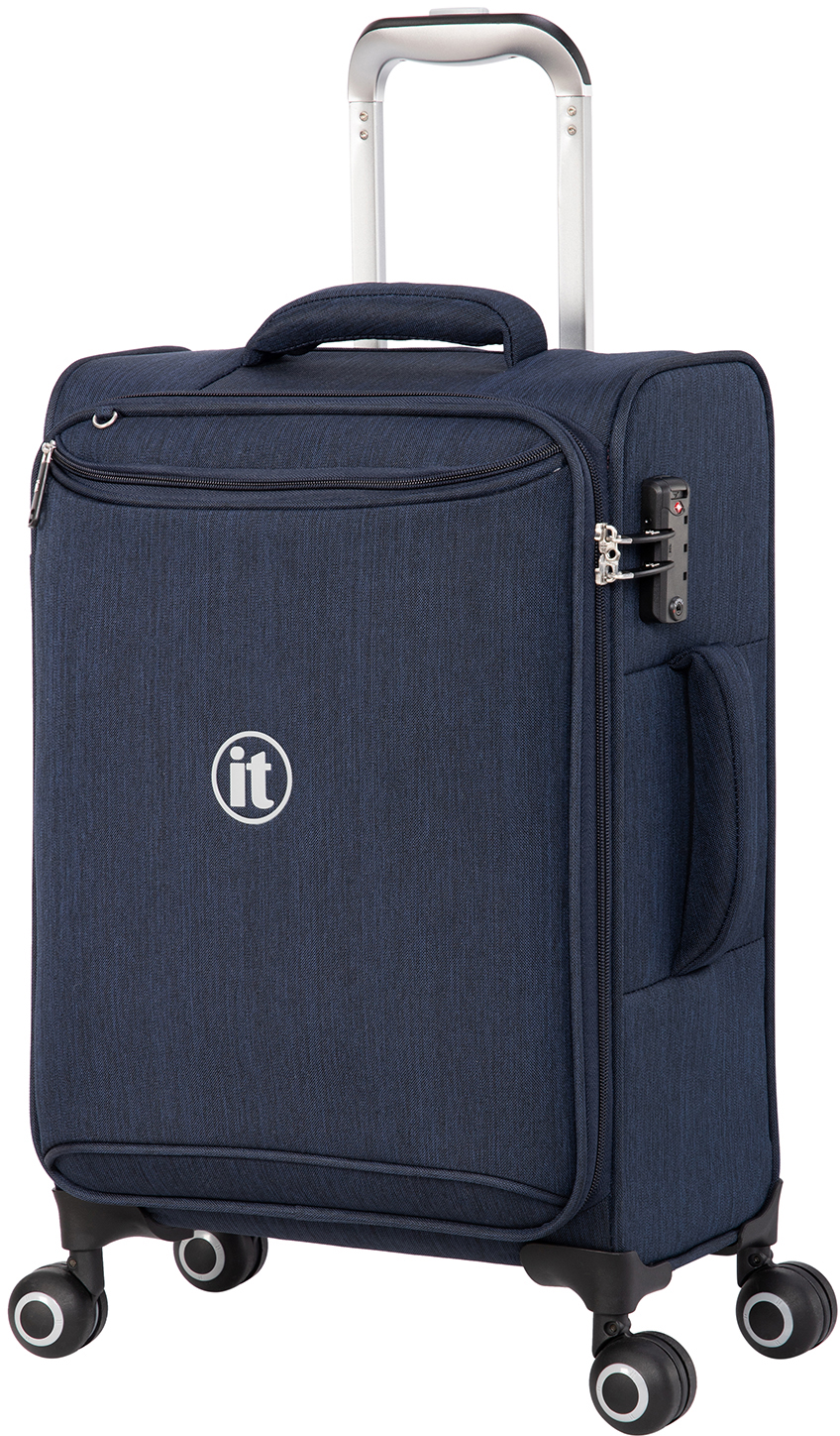 

Чемодан IT Luggage PIVOTAL/Two Tone Dress Blues на 4 колесах S (32л,2,5кг) (35,5x58x21,5см) IT12-2461-08-S-M104