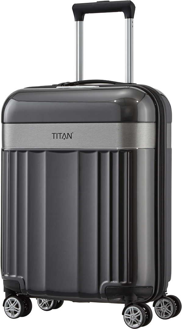 

Чемодан Titan SPOTLIGHT FLASH/Anthracite на 4 колесах S (37л,2,5кг) (40x55x20см) Ti831406-03