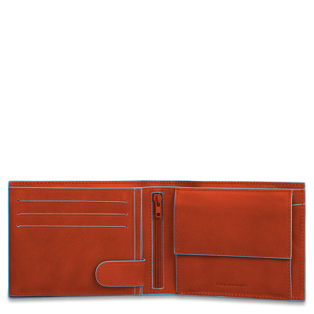 

Портмоне Piquadro BL SQUARE/Orange с отдел. для монет и 11 кред.карт (12,5x9,5x2,5) PU3436B2_AR