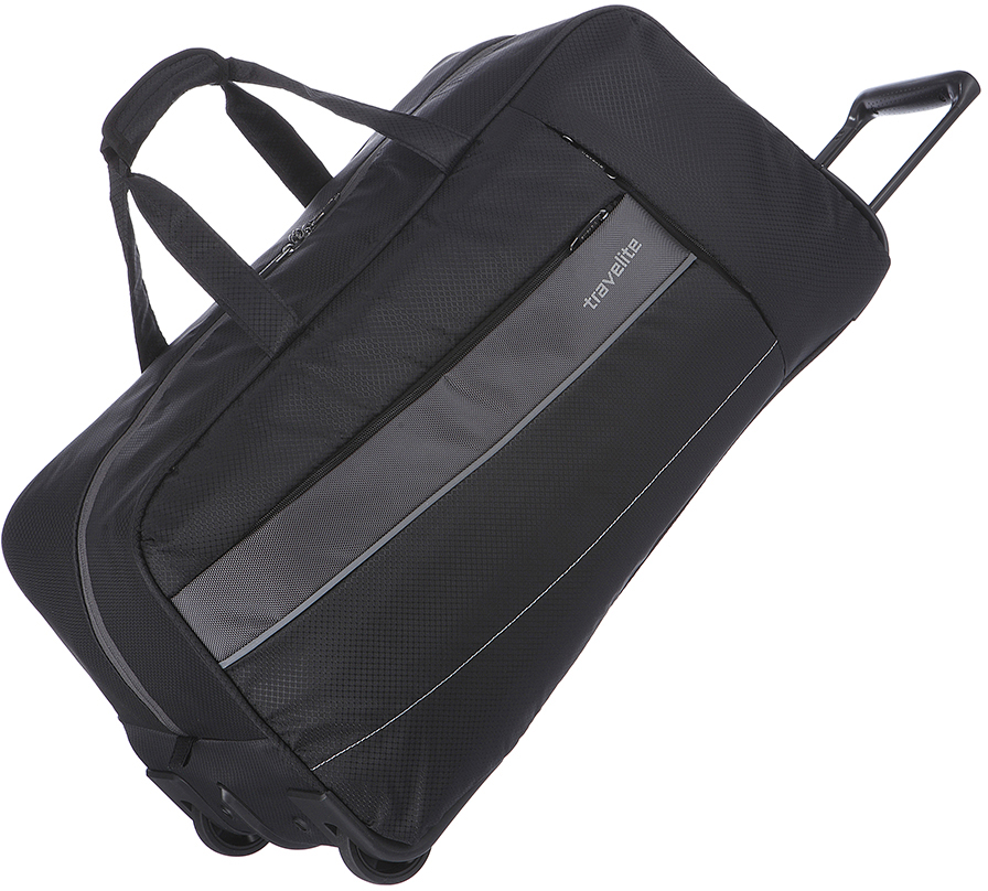 

Дорожная сумка на колесах Travelite KITE/Black на 2 колесах (68л,1,7кг) (64x33x32см) TL089901-00