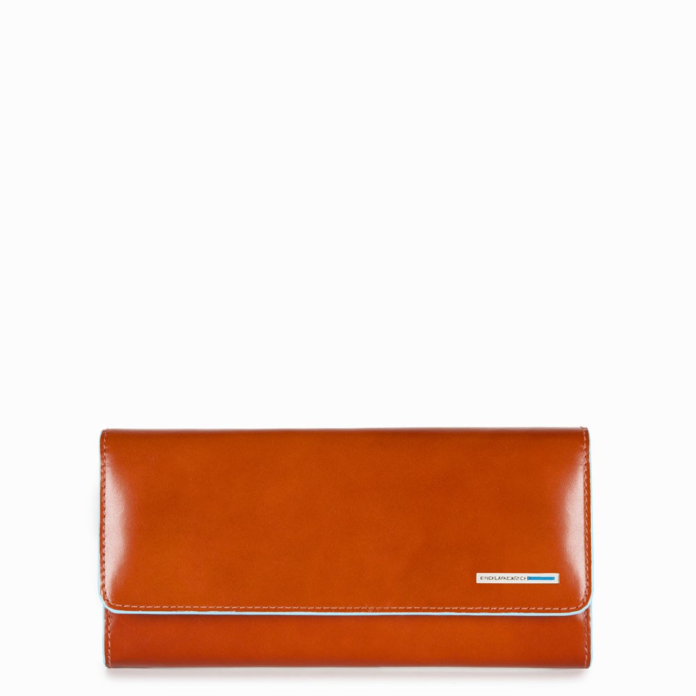 

Портмоне Piquadro BL SQUARE/Orange верт. со съемным отдел. на молнии (19,5x10x3,5) PD3889B2_AR