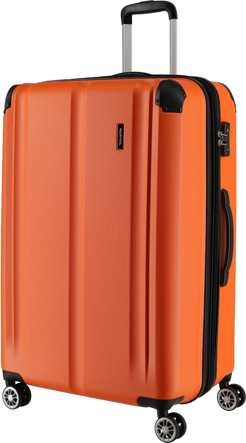 

Чемодан Travelite CITY/Orange на 4 колесах M exp. (78/86л,3,9кг) (44x68x28см) TL073048-86