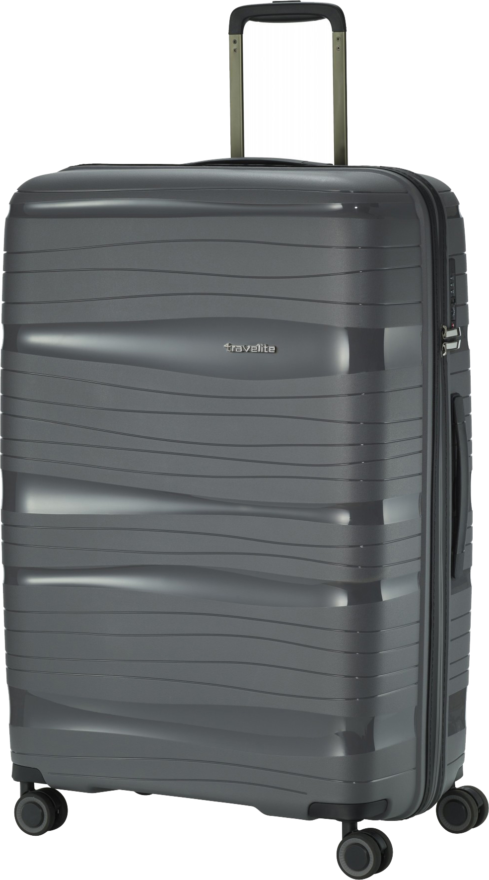 

Чемодан Travelite MOTION/Anthracite на 4 колесах L (105л,3,4кг) (51x77x30см) TL074949-03