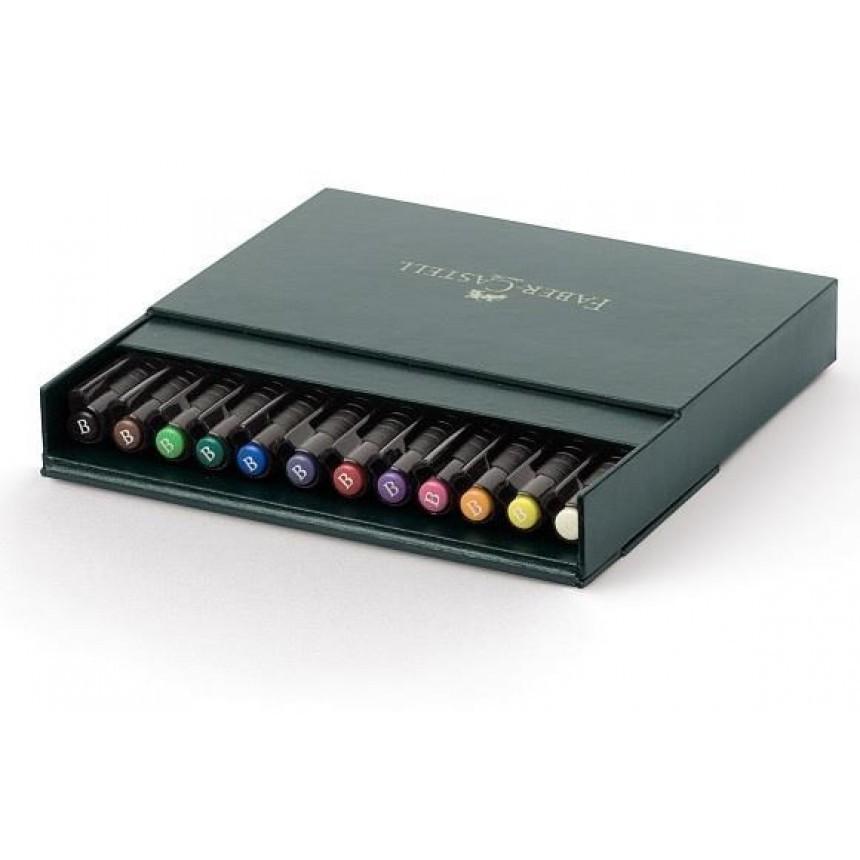 

Набор капиллярных ручек-кисточек Faber-Castell PITT® ARTIST PEN "BRUSH" STUDIO BOX набор 12 цветов