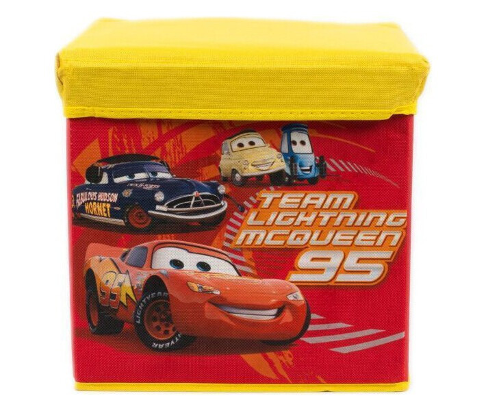 

Корзина-пуфик корзина для детских игрушек M 5765 (Тачки)