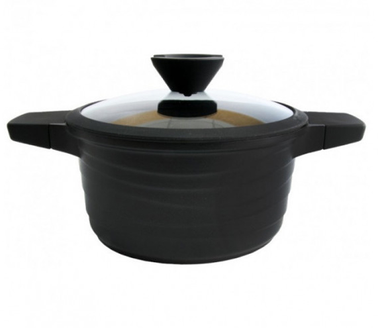 

Кастрюля 4,7 л Lessner Black Pro индукционная 55872-24