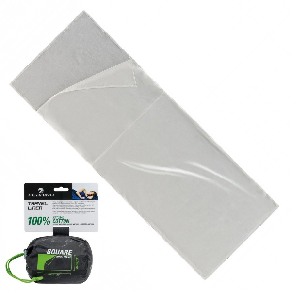 

Вкладыш для спального мешка Ferrino Liner Travel SQ White