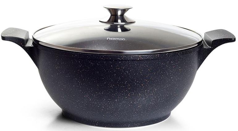 

Кастрюля Fissman Grande 7.7л с антипригарным покрытием TouchStoneForte