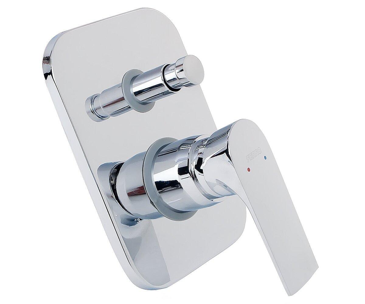 

Смеситель настенный FERRO ALGEO SQUARE BAQ7P