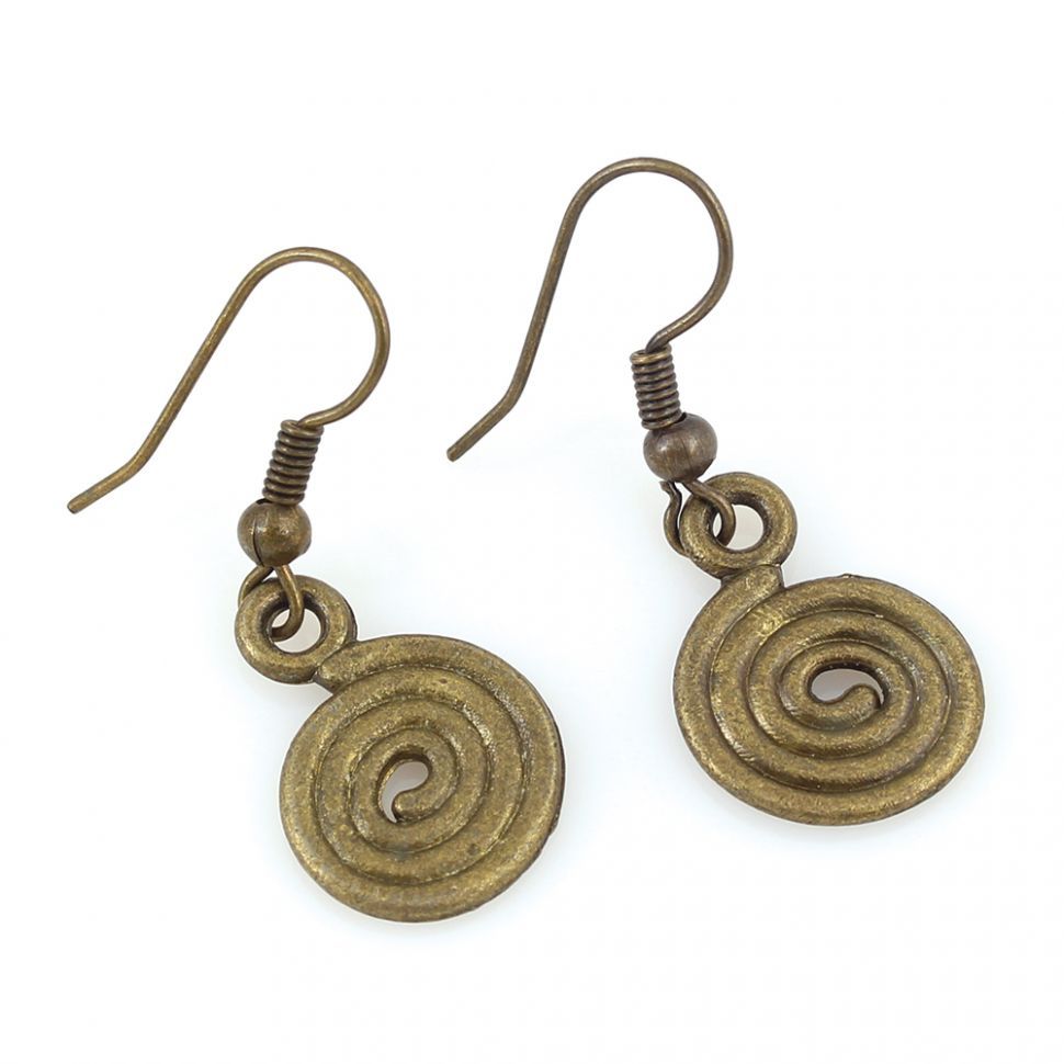 

Серьги Indigo ING-RR-146 античные Лабиринт