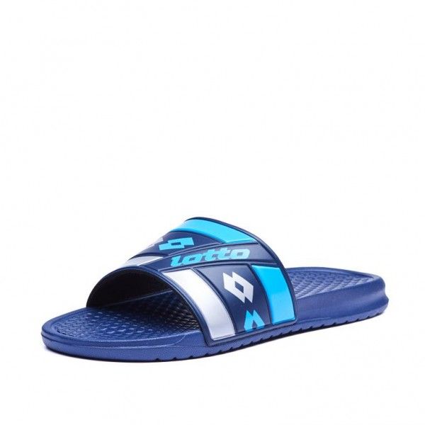 

Шлёпанцы мужские Lotto OCEANIA RETRO SLIDE 43 DRESS BLUE/PROCESS BLUE/SILVER METAL 2 215891/7LP