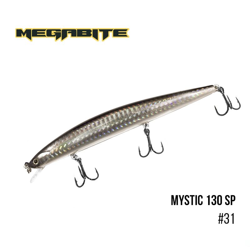 

Воблер Megabite Mystic 130 SP (130 мм, 18,4 гр, 0,5 m) (31)