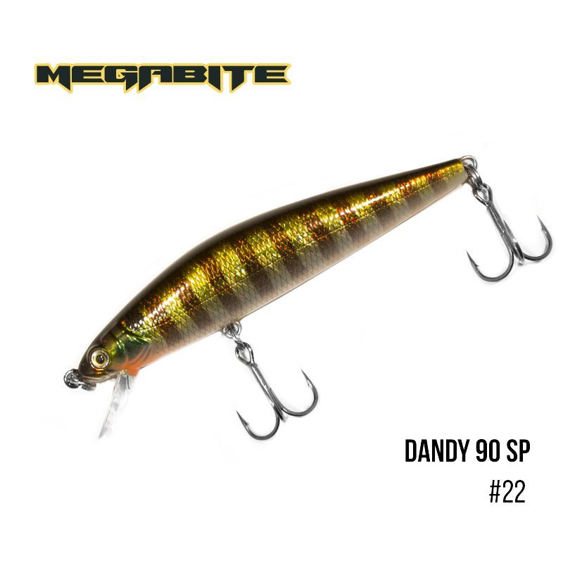

Воблер Megabite Dandy 90 SP (90 мм, 11,4 гр, 1,0 m) (22)