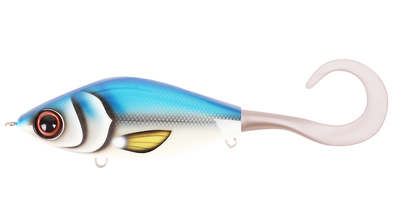 

Джеркбейт Strike Pro Guppie Jr Blue Heaven - Pearl White тонущий 11см 70гр#TR-009 (107213)