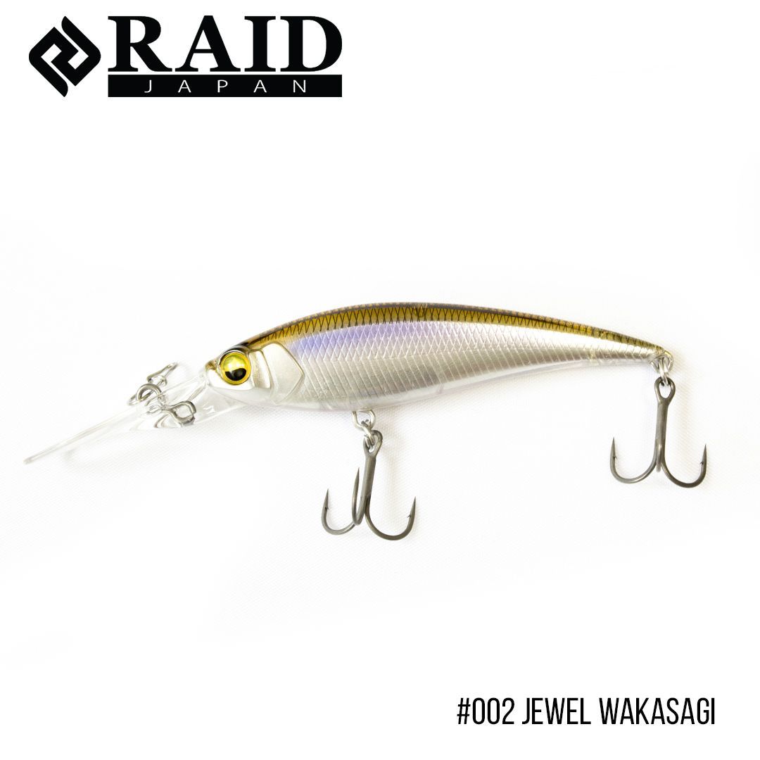 

Воблер Raid Level Shad Sprinter 68MR (68mm, 5.6g) (002 Jewel Wakasagi)
