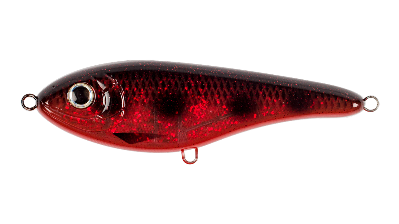 

Джеркбейт Strike Pro Buster Jerk тонущий 15см 75гр Загл.0,5-4,0м Bloody Spotted Bullhead#C714G (104153)