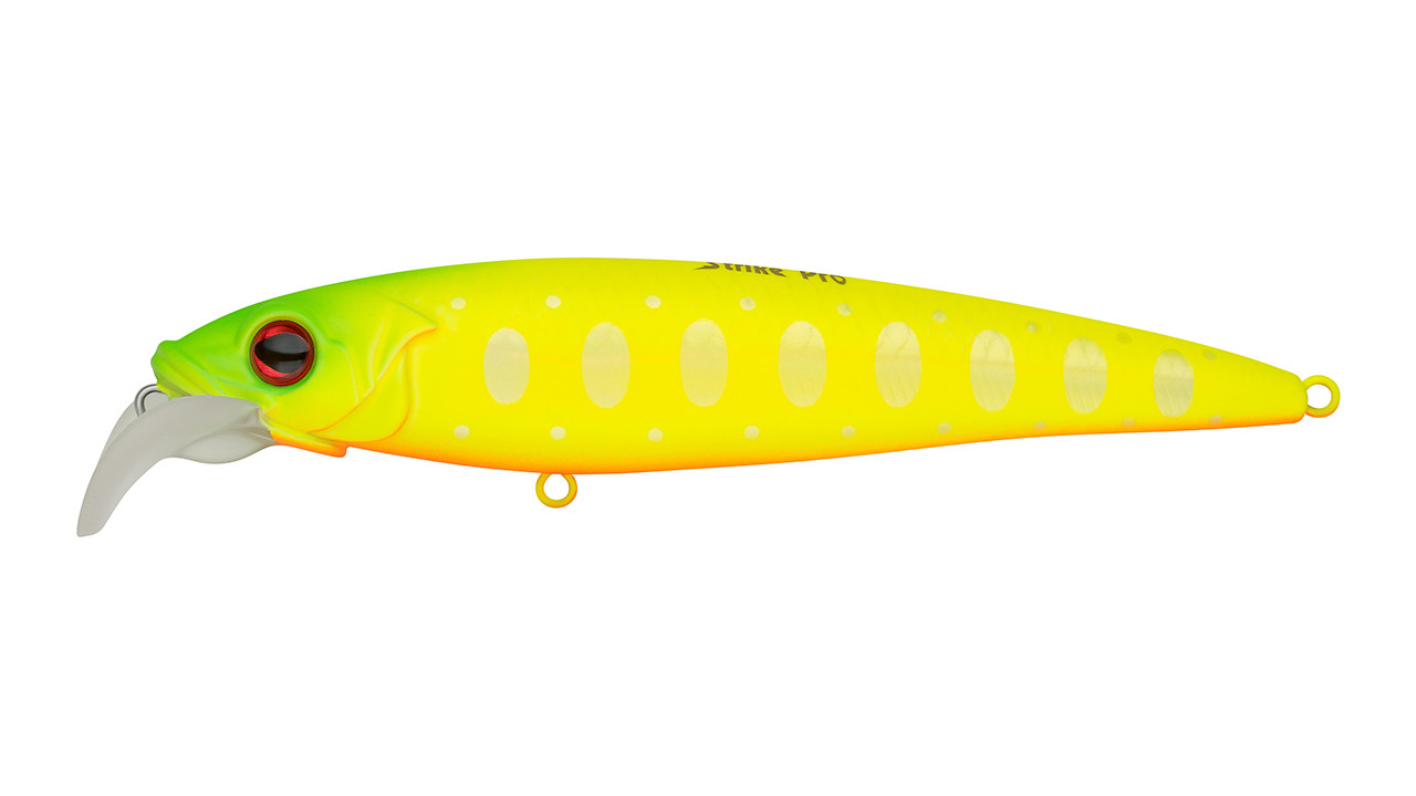 

Воблер Минноу Strike Pro Beakster 90, 90 мм, 8,6 гр, Загл. 1,5м.-2,0м., Плавающий, цвет: A178S Lemon (128449)