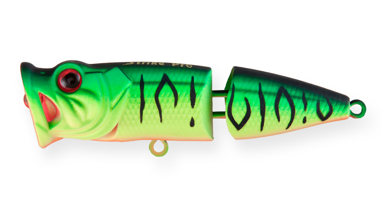 

Поппер Strike Pro Pike Pop Joint 75 составной плавающий 7,5см 11,0гр#GC01S (24738)