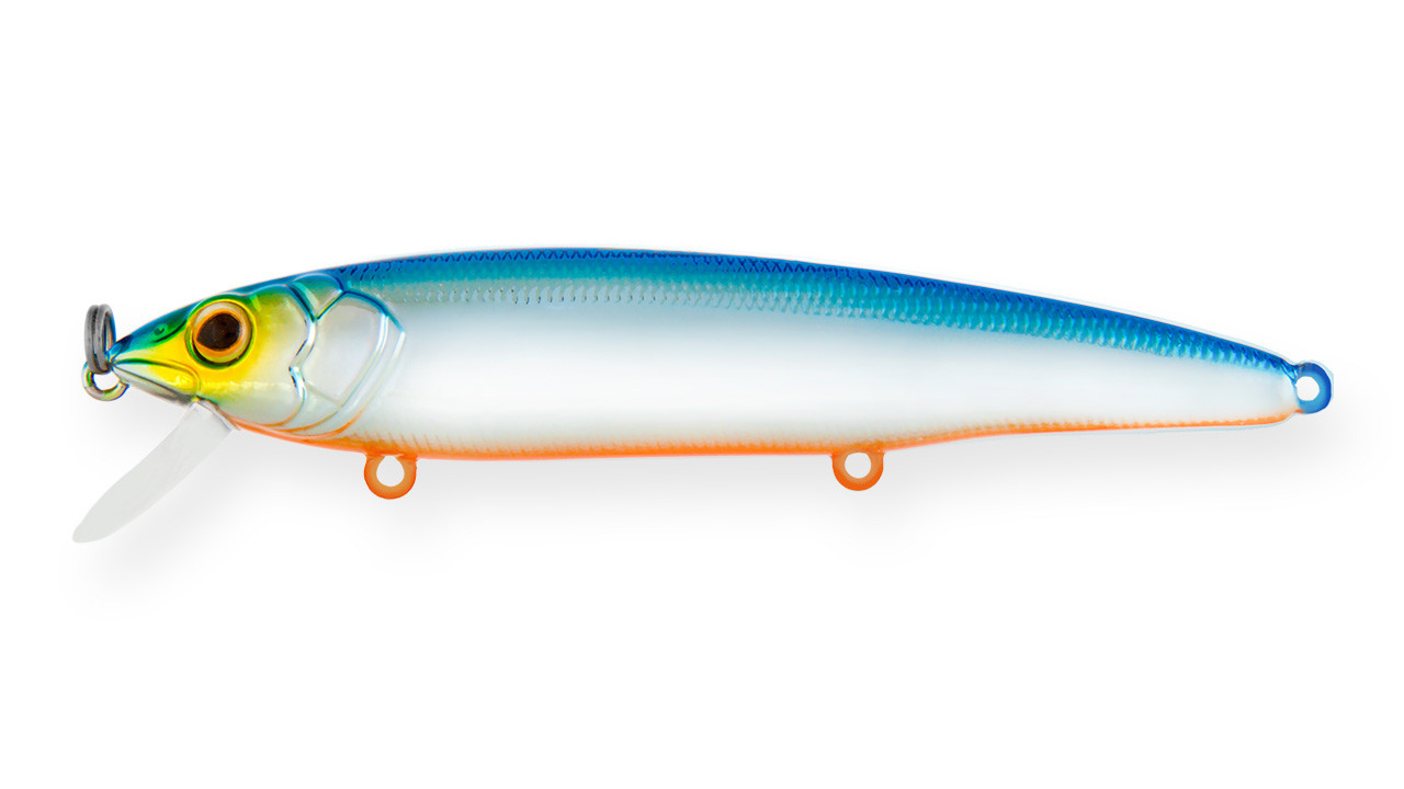 

Воблер Strike Pro Flash Minnow 85 плавающий 8,5см 8,6гр Загл. 0,5м - 1,5м#626E (88288)
