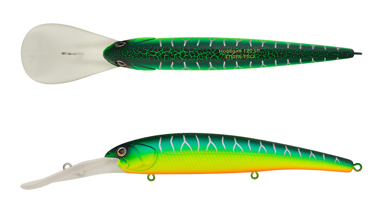 

Воблер Минноу Strike Pro Hooligan Deep Diver 120, 120 мм, 20,9 гр, Загл. 6,0м.-8,0м., Плавающий, цве (128533)