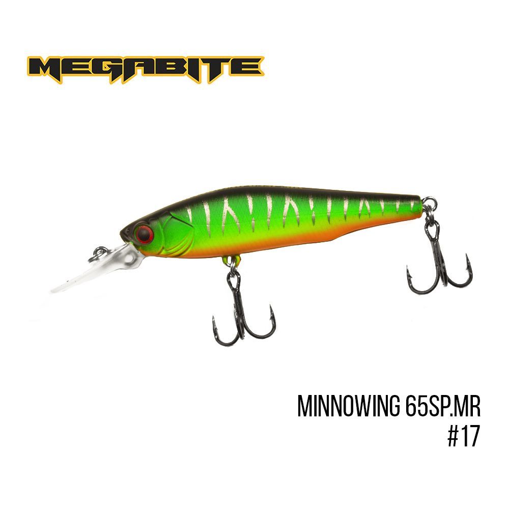 

Воблер Megabite Minnowing 65 SP MR (65 mm, 5.5 g, 1.5 m) (17)