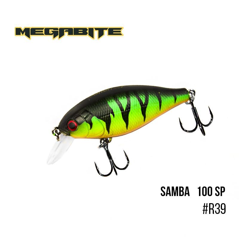 

Воблер Megabite Samba 100 SP (60 мм, 14,8 гр, 1 m) (R39)