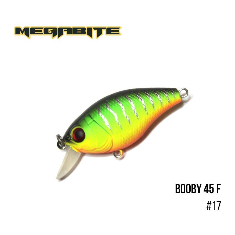 

Воблер Megabite Booby 45 F (45 мм, 6,7 гр, 0.5 m) (17)