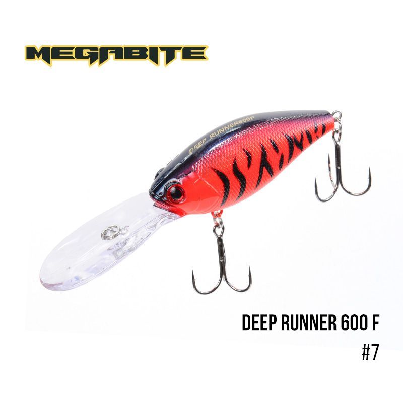 

Воблер Megabite Deep Runner 600 F (80 мм, 26.7 гр, 6 m) (16)
