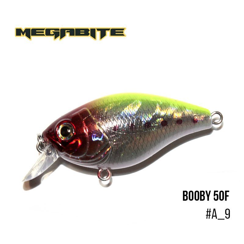 

Воблер Megabite Booby 50 F (50 мм, 9,4 гр, 0.7 m) (A_9)