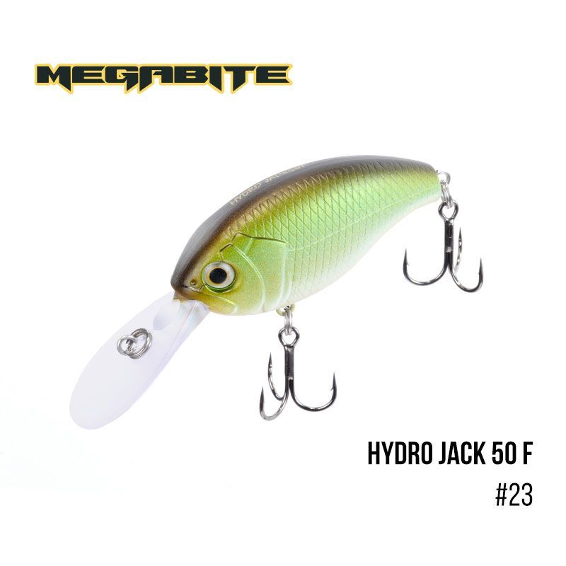 

Воблер Megabite Hydro Jack 50 F (50 мм, 9,01гр, 3m) (23)