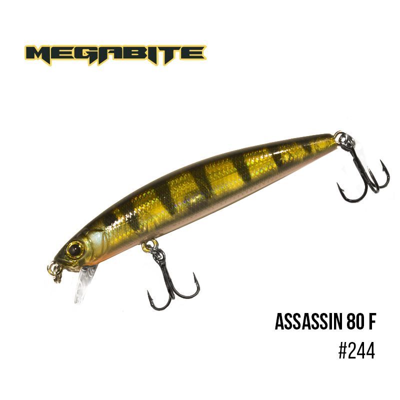 

Воблер Megabite Assassin 80 F (80 мм, 7,8 гр, 0,4 m) (244)