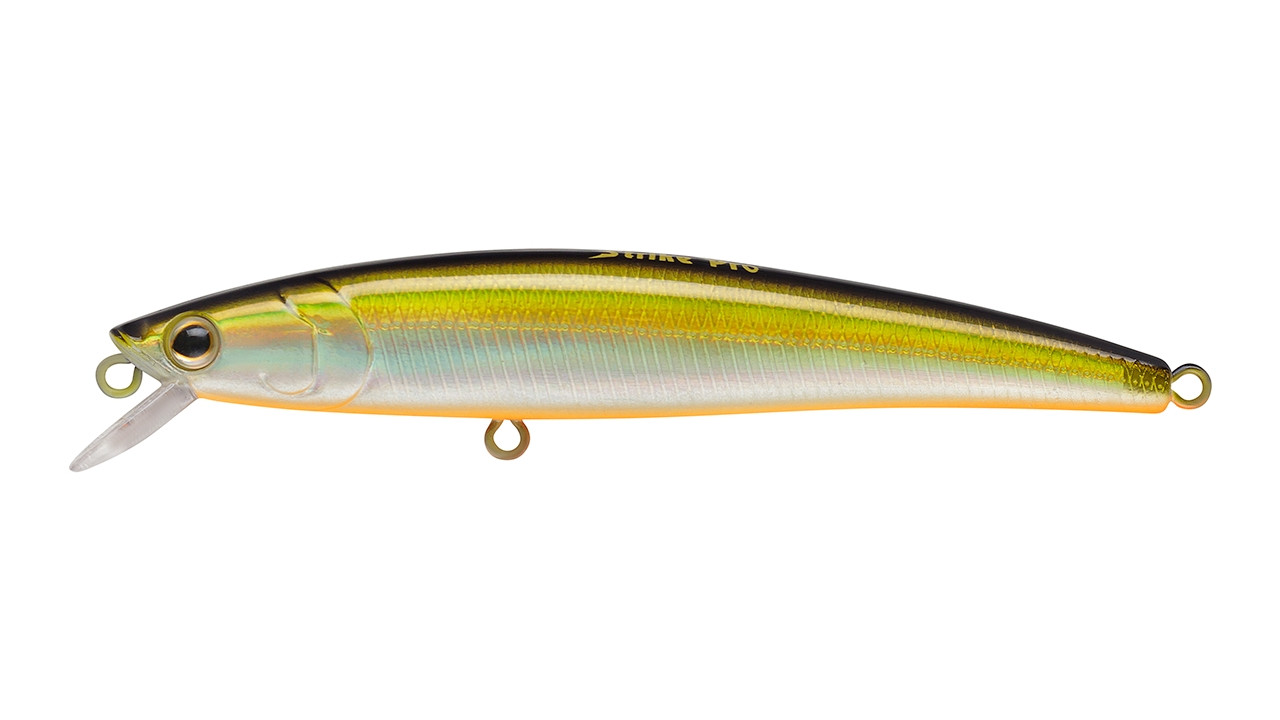 

Воблер Минноу Strike Pro Arc Minnow 90, 90 мм, 9 гр, Загл. 0,5м.-1,0м., Нейтральный, цвет: 612T Natu (128578)