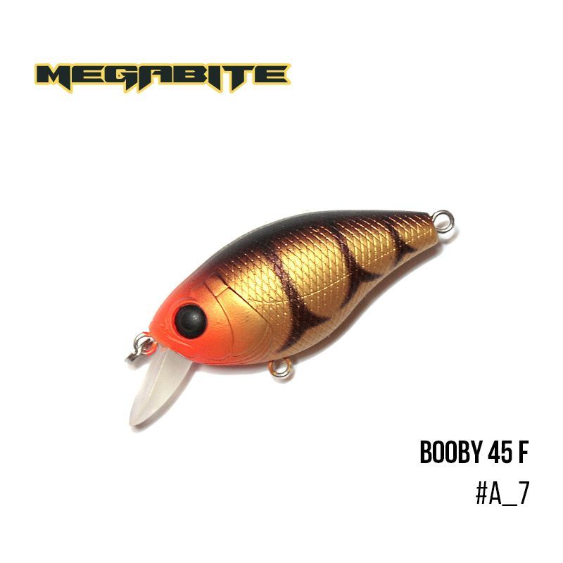 

Воблер Megabite Booby 45 F (45 мм, 6,7 гр, 0.5 m) (A_7)
