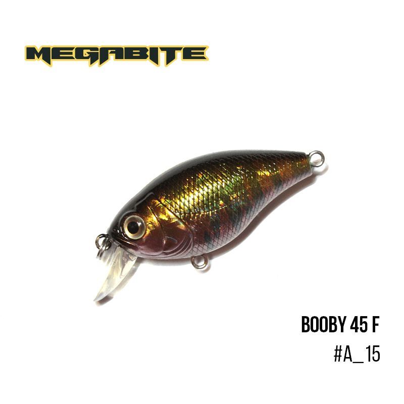 

Воблер Megabite Booby 45 F (45 мм, 6,7 гр, 0.5 m) (A_15)