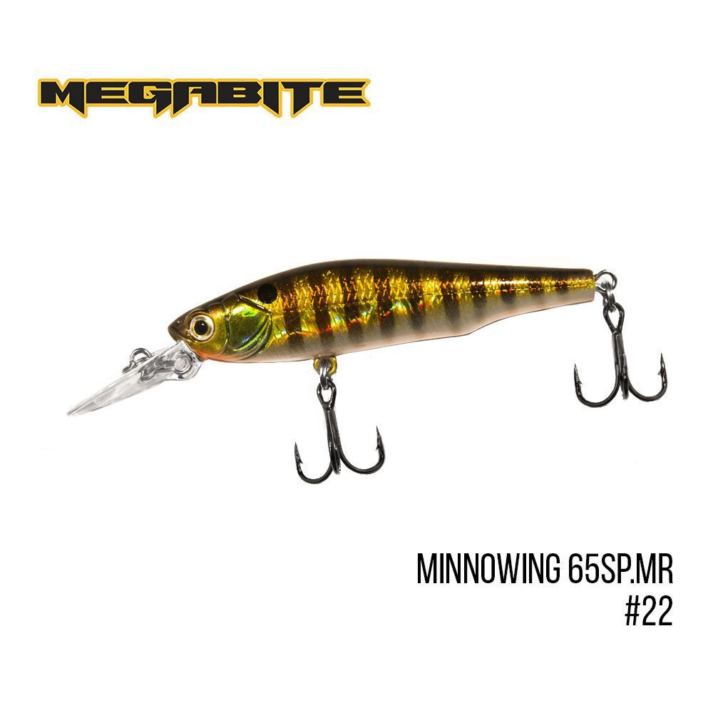 

Воблер Megabite Minnowing 65 SP MR (65 mm, 5.5 g, 1.5 m) (22)