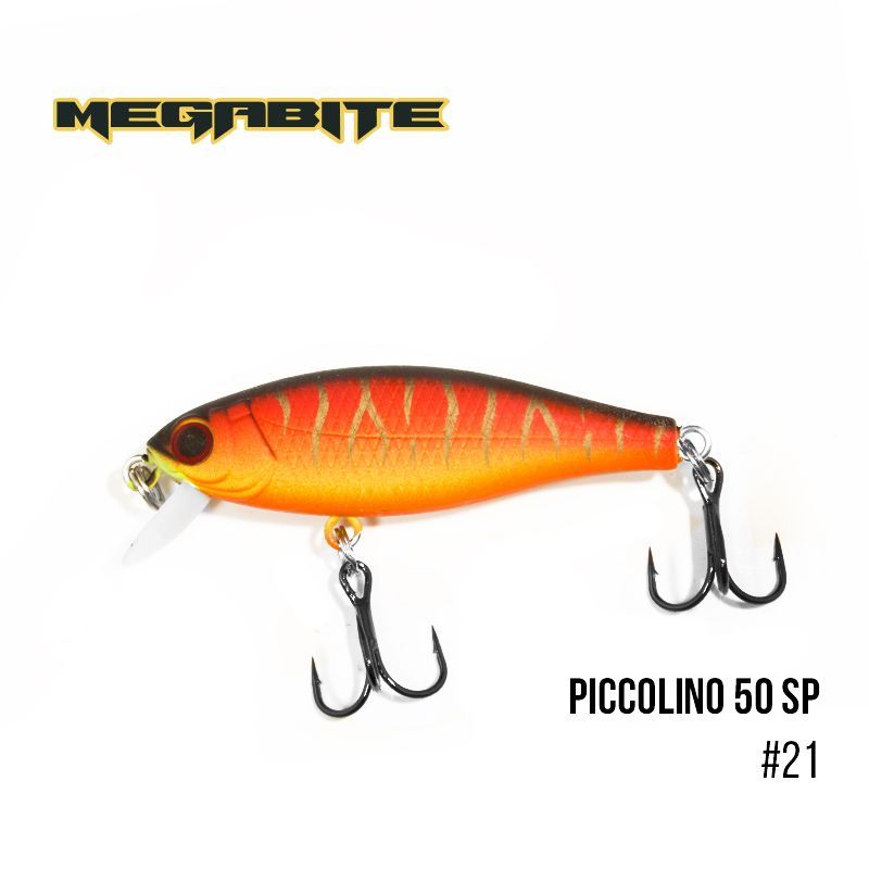 

Воблер Megabite Piccolino 50 SP (50 мм, 4,2 гр, 0,5 m) (21)
