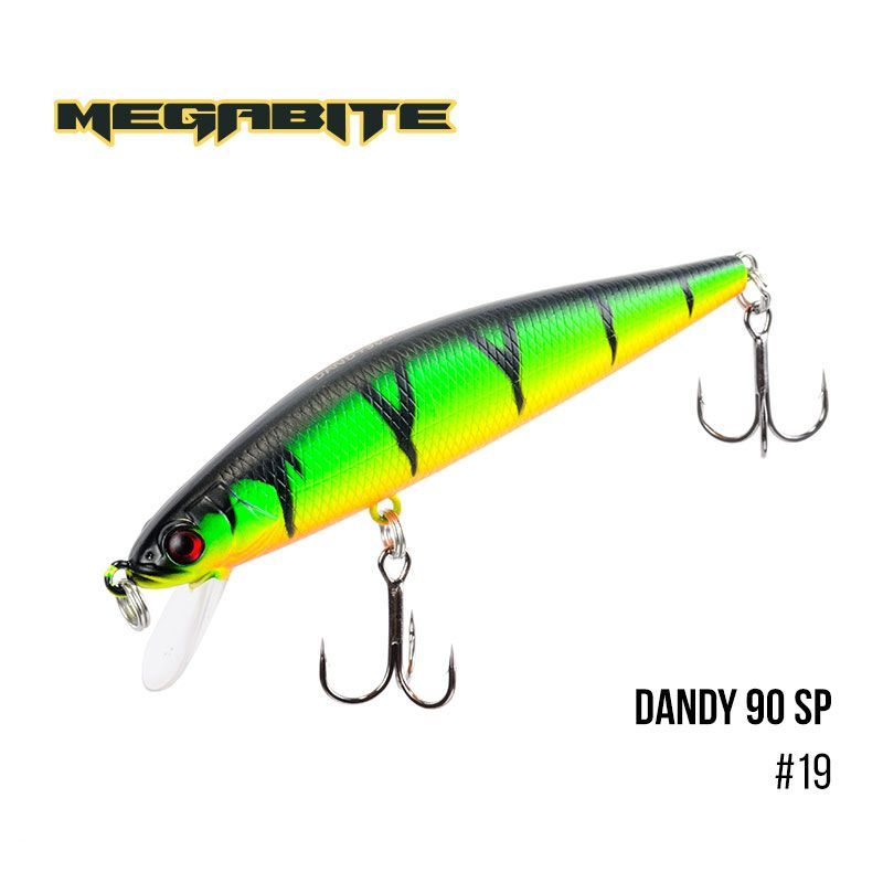

Воблер Megabite Dandy 90 SP (90 мм, 11,4 гр, 1,0 m) (19)