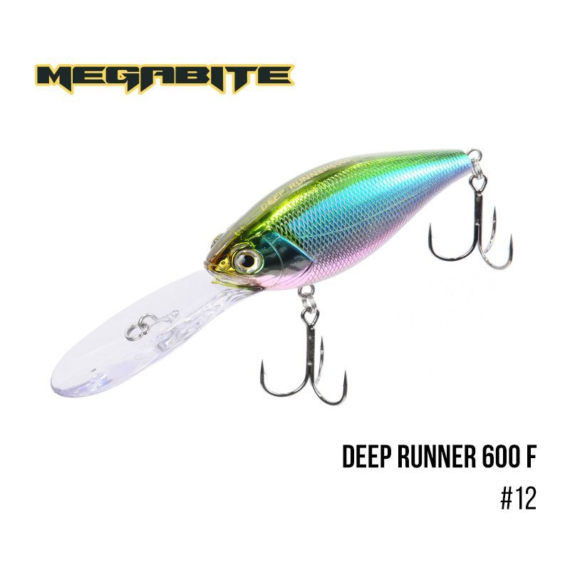 

Воблер Megabite Deep Runner 600 F (80 мм, 26.7 гр, 6 m) (12)