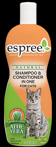 

Шампунь и кондиционер два в одном для кошек Espree Shampoo and Conditioner in One for Cats (0748406010826)