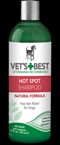 

Шампунь для устранения раздражений и воспалений Vet's Best Hot Spot Shampoo 470 мл