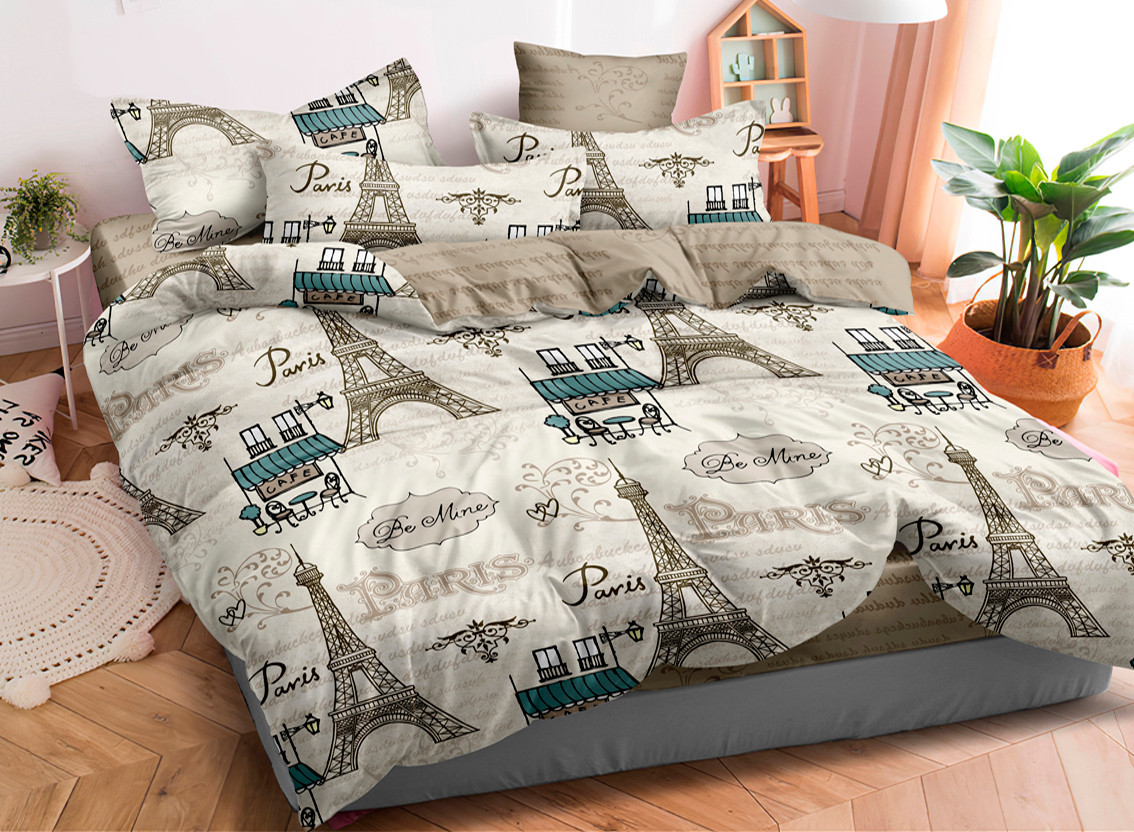 

Комплект постельного белья Krispol полуторный сатин (А+В) 150*220 (615.22120.2)