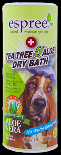 

Сухой шампунь с алоэ вера и маслом чайного дерева Espree Tea Tree & Aloe Dry Bath (0748406016224)