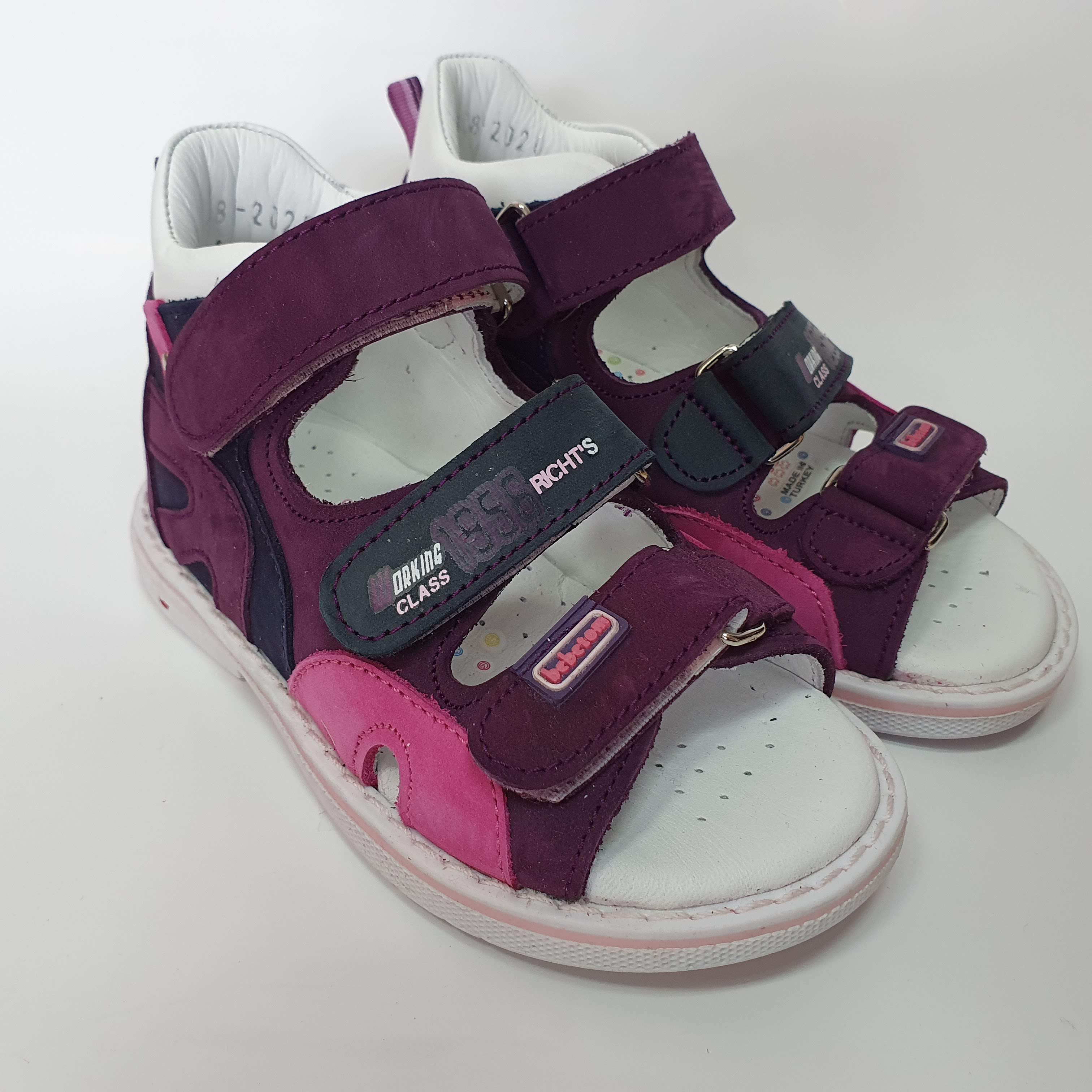 

Босоніжки з каблуком Томаса Bebetom 70.31.688 29 Фіолетові