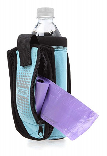 

Сумка со складной миской для воды и аксессуаров Dexas BottlePocket™ with Travel Cup Голубой (0084297308070)