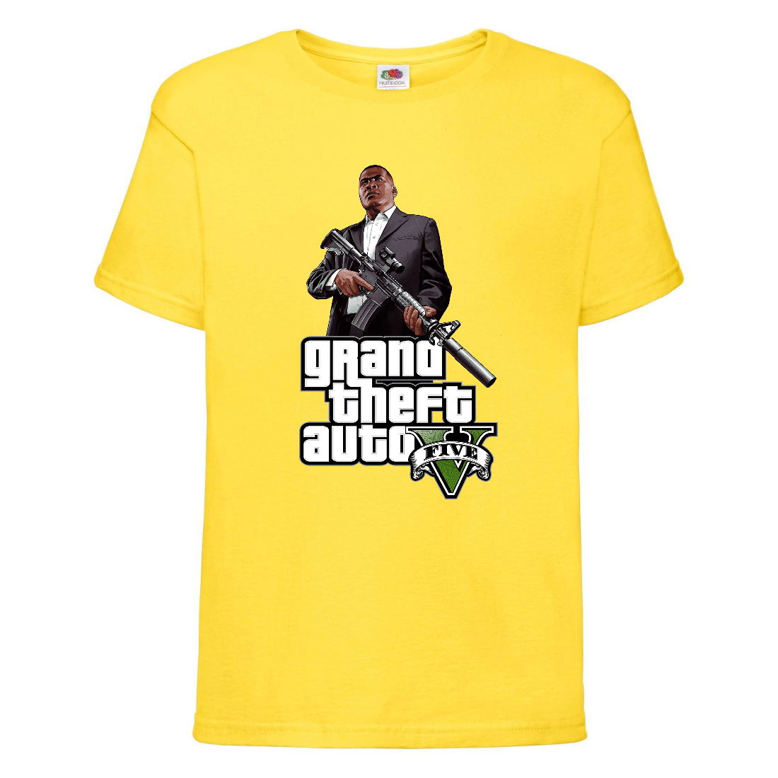 

Футболка детская GTA 001 (Grand Theft Auto) желтая (GTA yel 001) 164 см