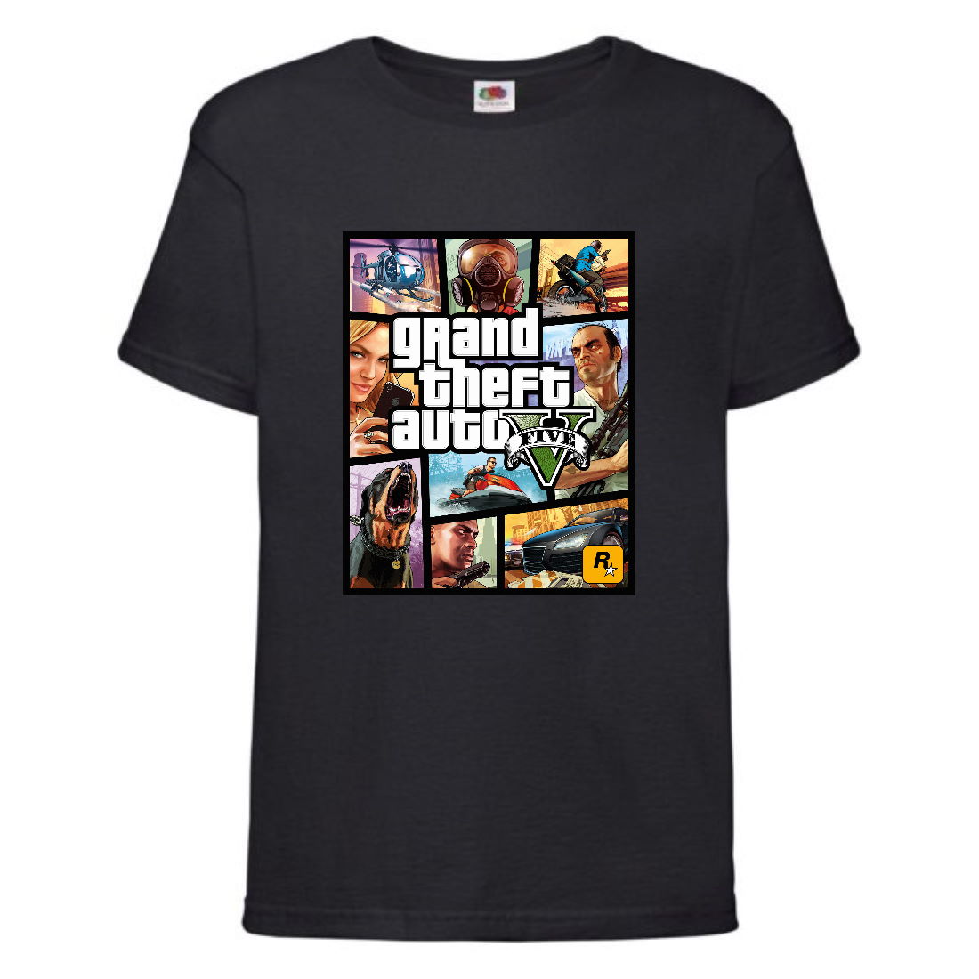 

Футболка детская GTA 002 (Grand Theft Auto) черная (GTA blc 002) 140 см