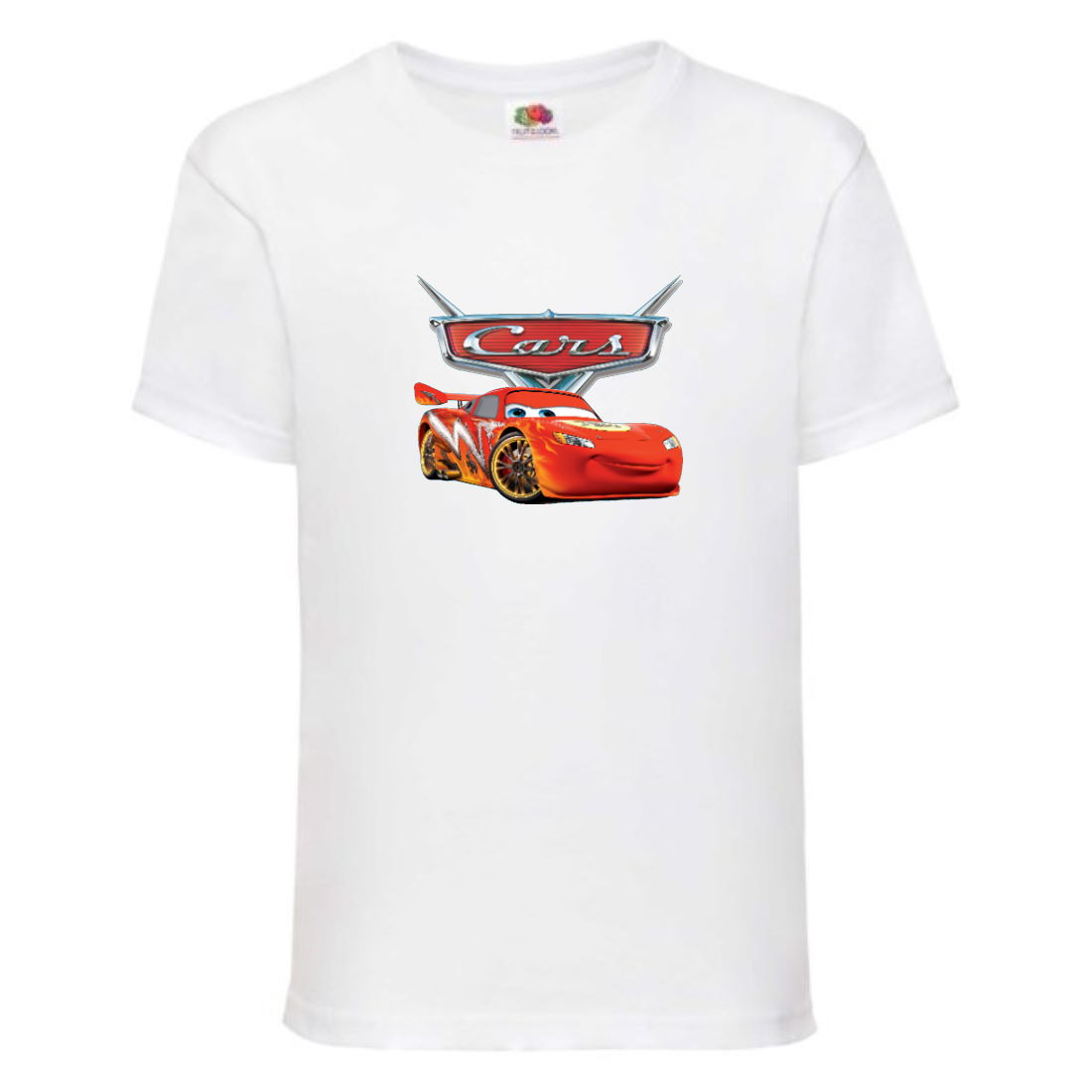 

Футболка детская ТАЧКИ 002 (CARS) белая (CAR wh 002) 104 см