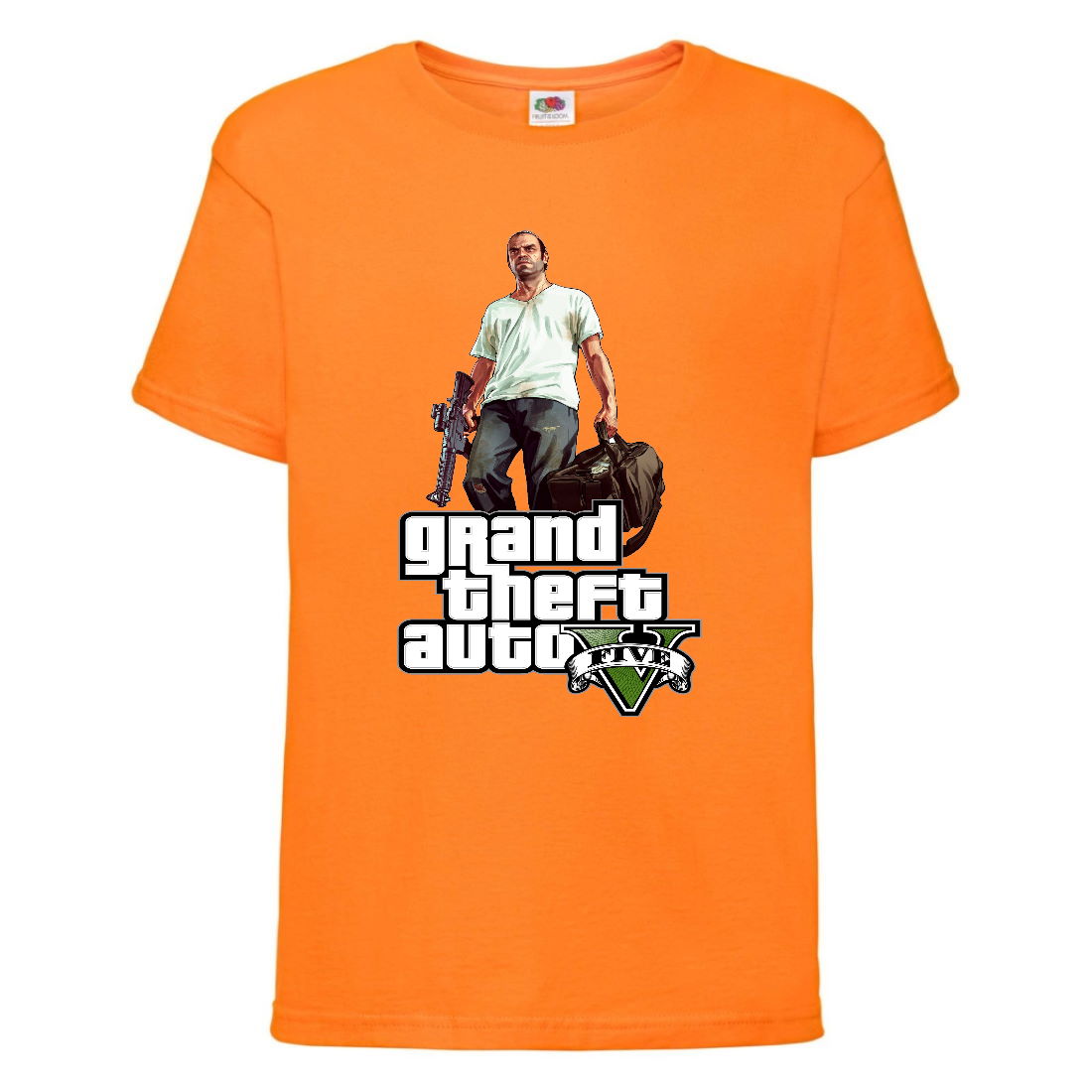 

Футболка детская GTA 007 (Grand Theft Auto) оранжевая (GTA orn 007) 128 см